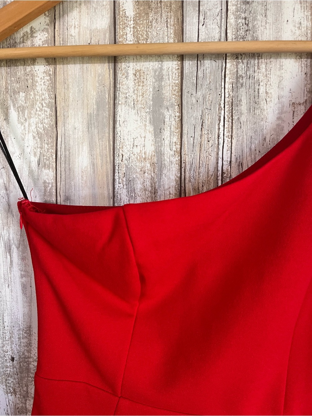 Princess Polly Monique Mini Dress Size 4 Red One Shoulder Bodycon NWT - Picture 4 of 8